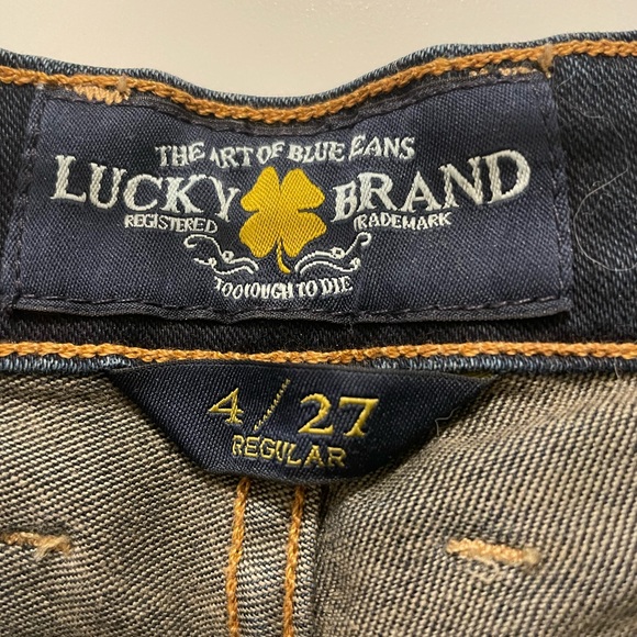 Lucky Brand women straight jeans. Size 27 - Picture 5 of 5